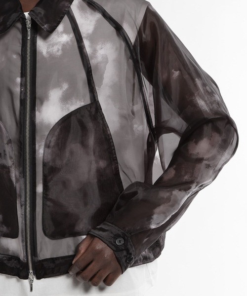 HARE（ハレ）の「シアーグラフィックブルゾン(HARE)（ブルゾン・メンズ・パープル/ブラック・FREE）」の21枚目の写真