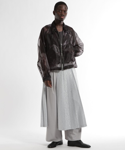 HARE（ハレ）の「シアーグラフィックブルゾン(HARE)（ブルゾン・メンズ・パープル/ブラック・FREE）」の5枚目の写真