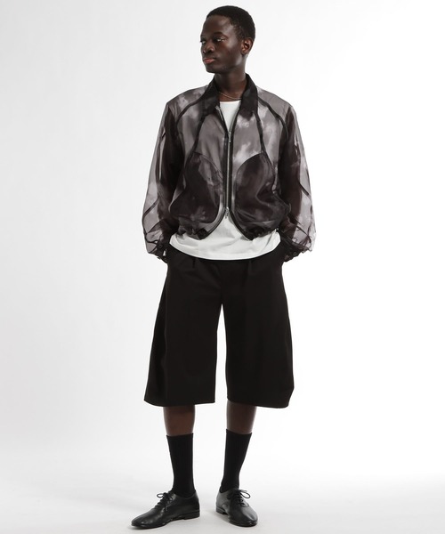 HARE（ハレ）の「シアーグラフィックブルゾン(HARE)（ブルゾン・メンズ・パープル/ブラック・FREE）」の6枚目の写真