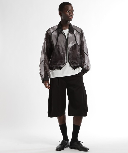 HARE（ハレ）の「シアーグラフィックブルゾン(HARE)（ブルゾン・メンズ・パープル/ブラック・FREE）」の7枚目の写真