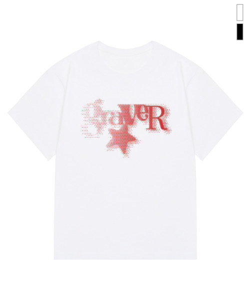 GRAVER（グレーバー）の「[ウーマン]STAR PIXELスリム半袖Tシャツ_2カラー（Tシャツ/カットソー・レディース・ホワイト/ブラック・ONE SIZE）」の5枚目の写真