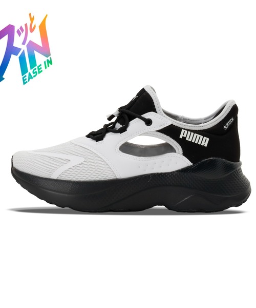 PUMA(プーマ)の「PUMA プーマ ウィメンズ ソフトライド メイブ ミュール イーズイン ランニ(スニーカー・レディース・ホワイト系その他/ブラック系その他/ホワイト系その他2・25.0cm/22.0cm/23.5cm/24.0cm/22.5cm/23.0cm/25.5cm/26.0cm/24.5cm)」の3枚目の写真