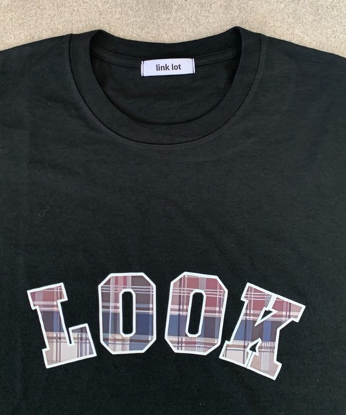 link lot（リンクロット）の「チェックロゴプリントTシャツ（Tシャツ/カットソー・メンズ・ダークグレー/ブラウン/ブラック/ホワイト・M/L）」の8枚目の写真