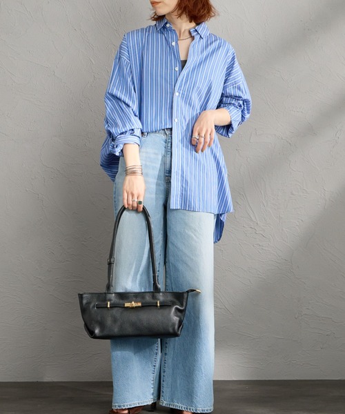 AULENTTI（オウレンティ）の「[AULENTTI/オーレンティ] DOLLARO ロングハンドル レザーバッグ（ショルダーバッグ・レディース・ブラック・F）」の8枚目の写真