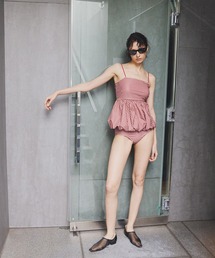 Ameri（アメリ）の「GINGHAM CHECK BALLOON SWIM WEAR（水着）」