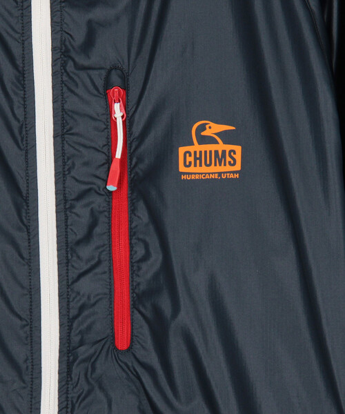 FREAK'S STORE（フリークスストア）の「限定展開 CHUMS/チャムス レディバグパーカー／Ladybug Parka（ナイロンジャケット・メンズ・ブラック/ネイビー/ベージュ・SMALL/X-LARGE/MEDIUM/LARGE）」の6枚目の写真