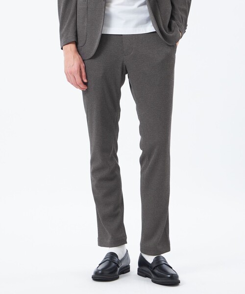 MACKINTOSH PHILOSOPHY(マッキントッシュ フィロソフィー)の「テーラードジャーシー パンツ ミニワッフル(その他パンツ・メンズ・チャコールグレー/ダークネイビー・40/38/42)」の1枚目の写真