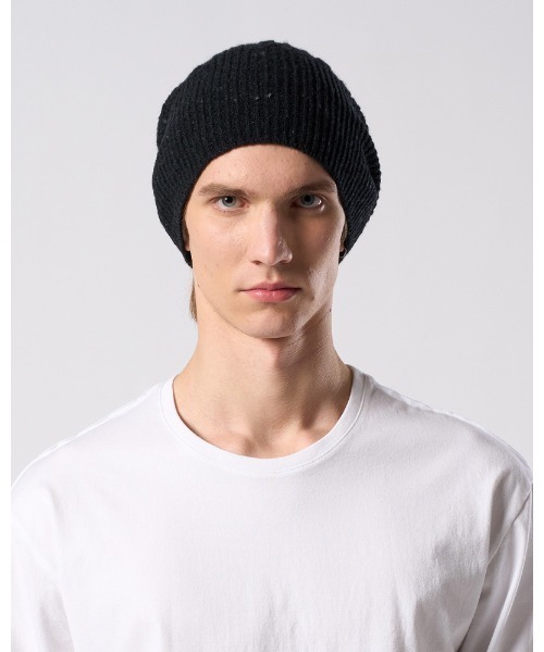 wjk(ダヴルジェイケイ)の「lomond×powder multi kint cap(ニットキャップ/ビーニー・メンズ・ブラック/ネイビー/グレー・FREE)」の5枚目の写真
