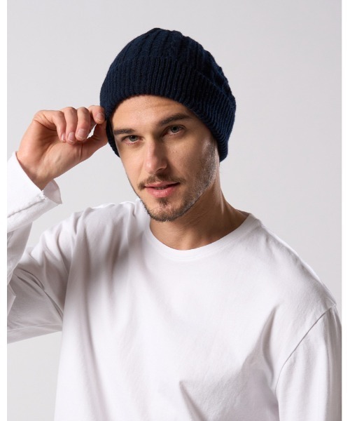 wjk(ダヴルジェイケイ)の「lomond×powder multi kint cap(ニットキャップ/ビーニー・メンズ・ブラック/ネイビー/グレー・FREE)」の9枚目の写真