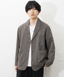 【MinoriTY】 2WAYストレッチポリサッカーオーバーサイズ3Bジャケット メンズ UVカット 速乾 家庭洗濯可能 春服