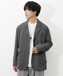 【MinoriTY】 2WAYストレッチポリサッカーオーバーサイズ3Bジャケット メンズ UVカット 速乾 家庭洗濯可能 春服