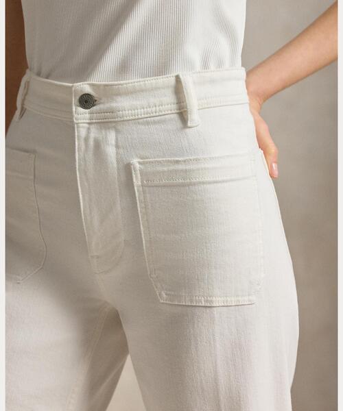 POLO RALPH LAUREN（ポロ ラルフ ローレン）の「デニム Beaton パンツ（デニムパンツ・レディース・ホワイト・24S/25S/26S/27S/28S/29S）」の4枚目の写真