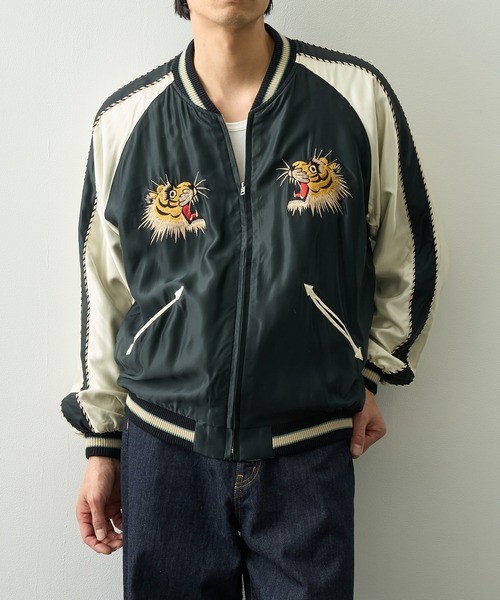 TAILOR TOYO(テーラートウヨウ)の「【TAILOR TOYO/東洋テーラー】ACETATE SUKA(スカジャン・メンズ・ブラック系その他/ブルー/ブラック・L/XXL/XL)」の11枚目の写真