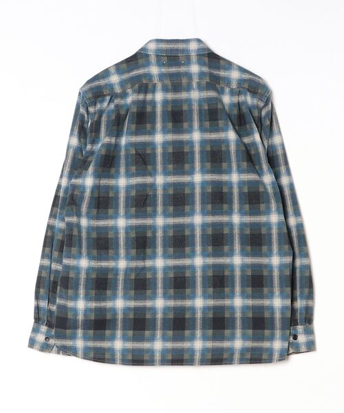 MINEDENIM(マインデニム)の「MINEDENIM (マインデニム) Plaid Print Flannel Work SH(シャツ/ブラウス・メンズ・ブルー/レッド・1/3/2)」の3枚目の写真