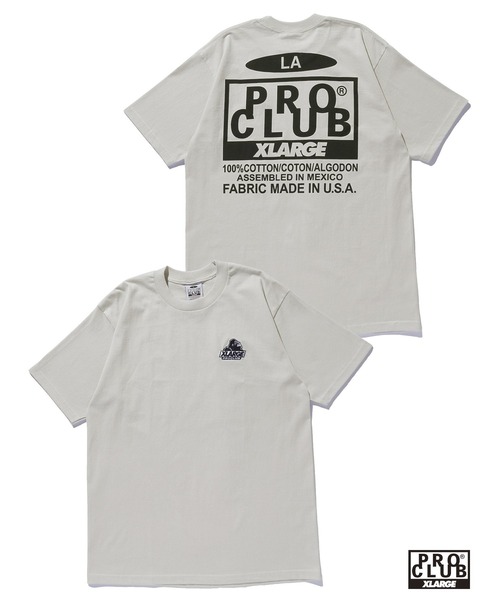 XLARGE×PROCLUB HEAVY WEIGHT S/S TEE（Tシャツ/カットソー）｜PRO