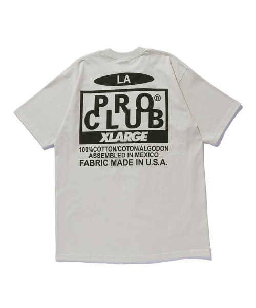 PRO CLUB (プロクラブ)の「XLARGE×PROCLUB HEAVY WEIGHT S/S TEE(Tシャツ/カットソー・メンズ・ベージュ/ホワイト/ブラック・S/M/L/XL)」の13枚目の写真