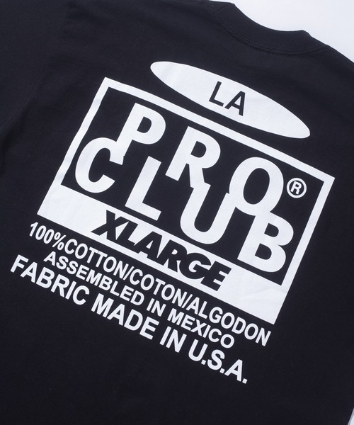 PRO CLUB (プロクラブ)の「XLARGE×PROCLUB HEAVY WEIGHT S/S TEE(Tシャツ/カットソー・メンズ・ベージュ/ホワイト/ブラック・S/M/L/XL)」の9枚目の写真