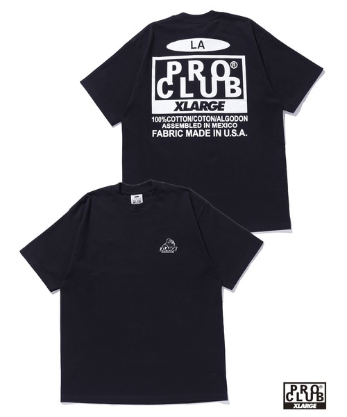 PRO CLUB (プロクラブ)の「XLARGE×PROCLUB HEAVY WEIGHT S/S TEE(Tシャツ/カットソー・メンズ・ベージュ/ホワイト/ブラック・S/M/L/XL)」の15枚目の写真
