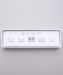 SZT:5daysピアス Monday to Friday 5個セットピアス BOX付