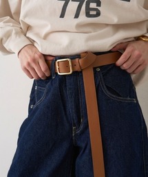 Rouge vif | 【ATELIER AMBOISE/アトリエ アンボワーズ】WILLER/レザーベルト(ベルト)