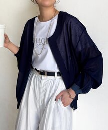 UV加工2WAYZIPカーディガン