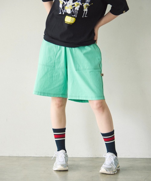 Duckster(ダックスター)の「Duckster/ダックスター アウター ワークショーツ(その他パンツ・メンズ・ライトイエロー/エメラルド/カーキ/ブラック/ロイヤルブルー・MEDIUM/X-LARGE/LARGE)」の10枚目の写真