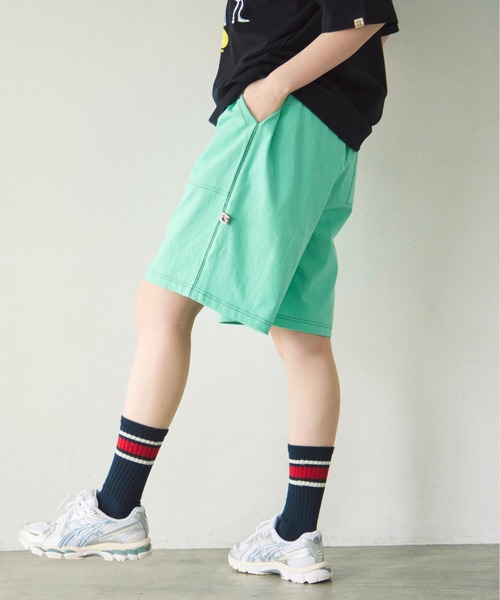 Duckster(ダックスター)の「Duckster/ダックスター アウター ワークショーツ(その他パンツ・メンズ・ライトイエロー/エメラルド/カーキ/ブラック/ロイヤルブルー・MEDIUM/X-LARGE/LARGE)」の11枚目の写真
