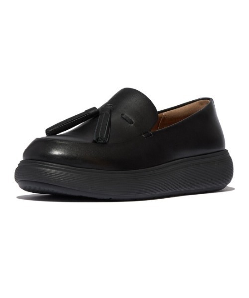 fitflop（フィットフロップ）の「iQ-COMFF タッセル レザー ローファー（ローファー・レディース・ブラック/ベージュ系・US5/US6.5/US6/US5.5/US8/US7.5/US7）」の12枚目の写真