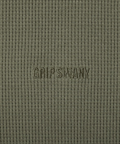 GRIP SWANY(グリップスワニー)の「【GSUCT-129】 VERSATILE WAFFLE TEE(Tシャツ/カットソー・メンズ・ブラック/ダークネイビー/オリーブ・XL/L/M)」の8枚目の写真