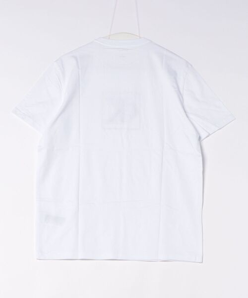Calvin Klein(カルバン・クライン)の「【CALVIN KLEIN】ボックスロゴTシャツ 半袖 シンプル クルーネック(Tシャツ/カットソー・メンズ・ホワイト・M/L/XL)」の2枚目の写真