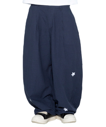 GLACK（グラック）の「GZP005 コズミックフラワーシアサーカーパンツ (ネイビー)（スウェットパンツ）」