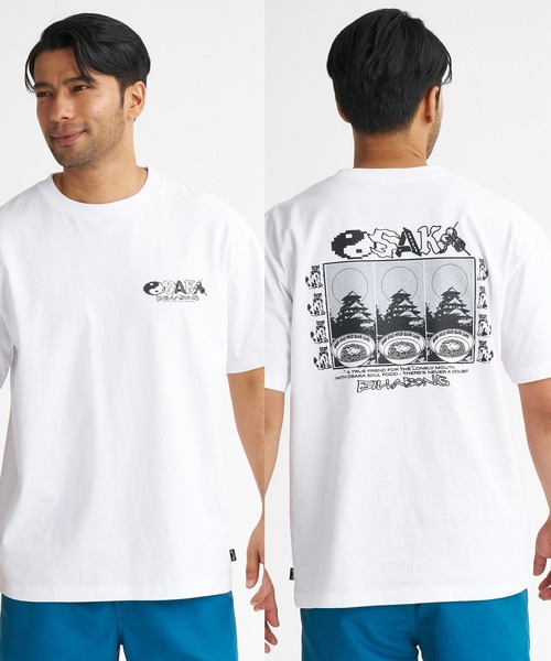 BILLABONG（ビラボン）の「BILLABONG メンズ DESTINATION OSAKA Tシャツ 【2026年夏モデル】（Tシャツ/カットソー・メンズ・ホワイト/ブラック・MEDIUM/LARGE）」の2枚目の写真