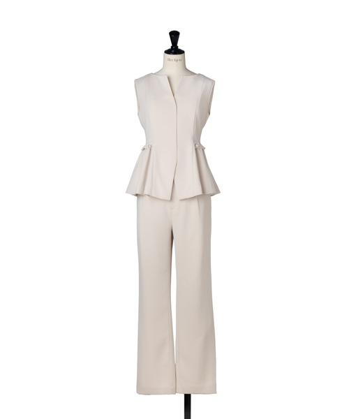パンツ Herlipto Pearl Button Flap Set-Up Pearl Button Flap Set-Up（セットアップ）｜Her lip to（ハーリップ