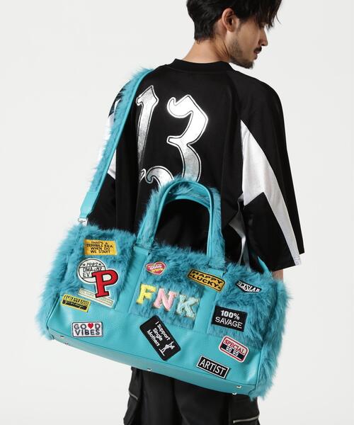 ROYAL FLASH(ロイヤルフラッシュ)の「FNK STUDIOUS/エフエヌケースタジオ/BIG LEAGUES DUFFLE BAG(トートバッグ・メンズ・ブルー・F)」の10枚目の写真