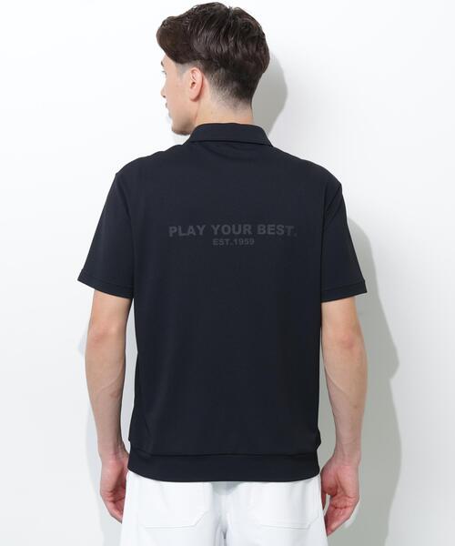 PING(ピン)の「【PING APPAREL】PING SUPER SHELTER05タックアウト半袖カノコポロシャツ<PERFORMANCE>(MENS)(ポロシャツ・メンズ・ホワイト/ブラック・LL/LL1/L/M/S)」の5枚目の写真