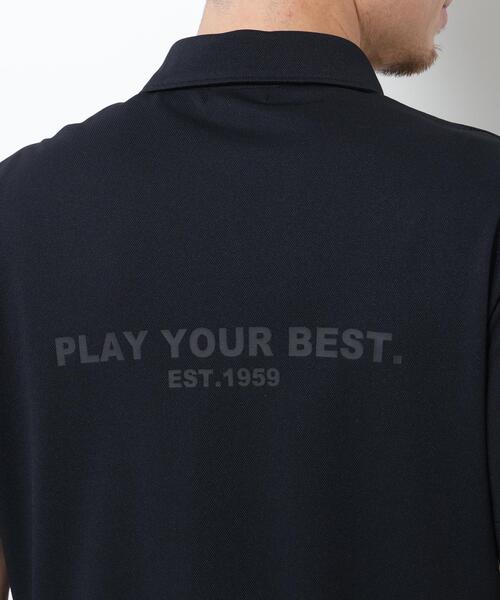 PING(ピン)の「【PING APPAREL】PING SUPER SHELTER05タックアウト半袖カノコポロシャツ<PERFORMANCE>(MENS)(ポロシャツ・メンズ・ホワイト/ブラック・LL/LL1/L/M/S)」の6枚目の写真