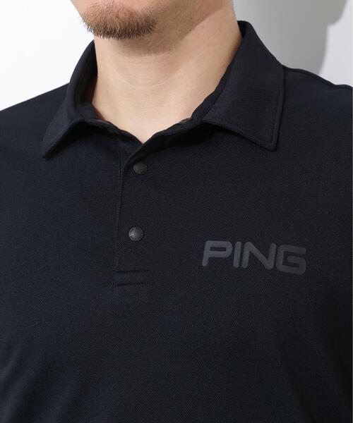 PING(ピン)の「【PING APPAREL】PING SUPER SHELTER05タックアウト半袖カノコポロシャツ<PERFORMANCE>(MENS)(ポロシャツ・メンズ・ホワイト/ブラック・LL/LL1/L/M/S)」の7枚目の写真