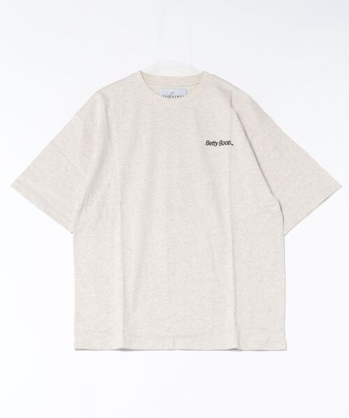 BETTY BOOP(ベティ・ブープ)の「BETTYウイングTEE(M1)(Tシャツ/カットソー・メンズ・ホワイト/オートミール/ブラック・MEDIUM/LARGE/X-LARGE)」の16枚目の写真