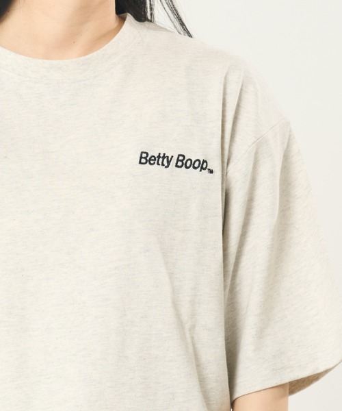 BETTY BOOP(ベティ・ブープ)の「BETTYウイングTEE(M1)(Tシャツ/カットソー・メンズ・ホワイト/オートミール/ブラック・MEDIUM/LARGE/X-LARGE)」の15枚目の写真