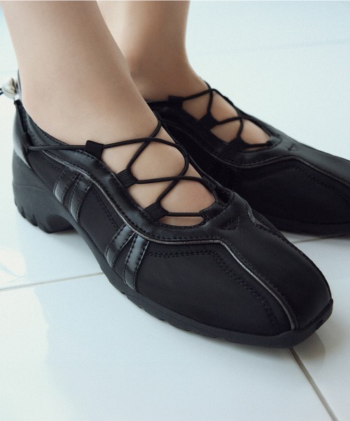 ROCKFISH WEATHERWEAR(ロックフィッシュウェザーウェア)の「BLISS PLATFORM STRING SNEAKERS(スニーカー・レディース・ブラック/ブラウン/グレー/クリーム/セージグリーン・25.0cm/24.5cm/24.0cm/23.5cm/23.0cm)」の10枚目の写真