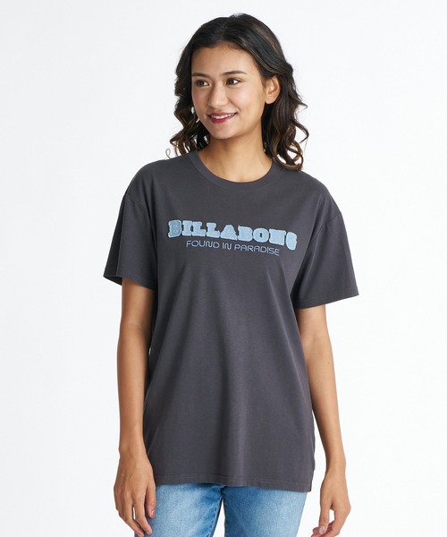 BILLABONG(ビラボン)の「BILLABONG ウィメンズ DENIM APPRIQUE BOY FIT TEE Tシャツ 【2026年夏モデル】(Tシャツ/カットソー・レディース・オフホワイト/ブルー系その他/イエロー系その他/ホワイト・LARGE/MEDIUM)」の2枚目の写真