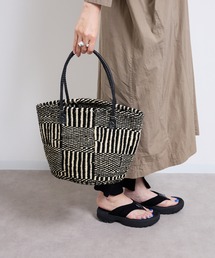 artipur COTTAGE（アルティプールコテージ）の「TKK : アクリル&サイザルバッグ　Lサイズ　かごバッグ（かごバッグ）」