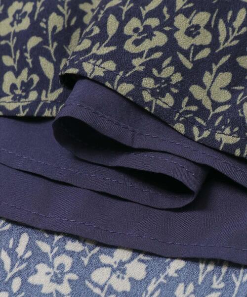 ITEMS URBANRESEARCH(アイテムズ アーバンリサーチ)の「プリーツプリントキャミワンピース(ワンピース・レディース・ネイビー/ブラック・FREE)」の10枚目の写真