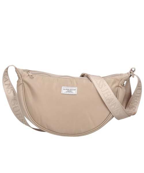Guess(ゲス)の「【GUESS】ゲス GUESS JEANS CROSSBODY クロスボディショルダーバッグ(ショルダーバッグ・レディース・ベージュ/ブラック・FREE)」の1枚目の写真