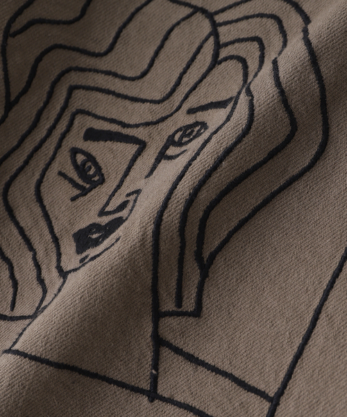 By Parra(バイパラ)の「by Parra Crooked face short sleeve shirt(シャツ/ブラウス・メンズ・ブラウン・MEDIUM)」の3枚目の写真