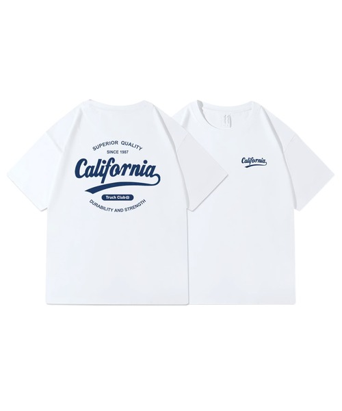 AMELY(エミリー)の「WロゴTシャツ(Tシャツ/カットソー・レディース・グレー/ホワイト・フリー)」の5枚目の写真