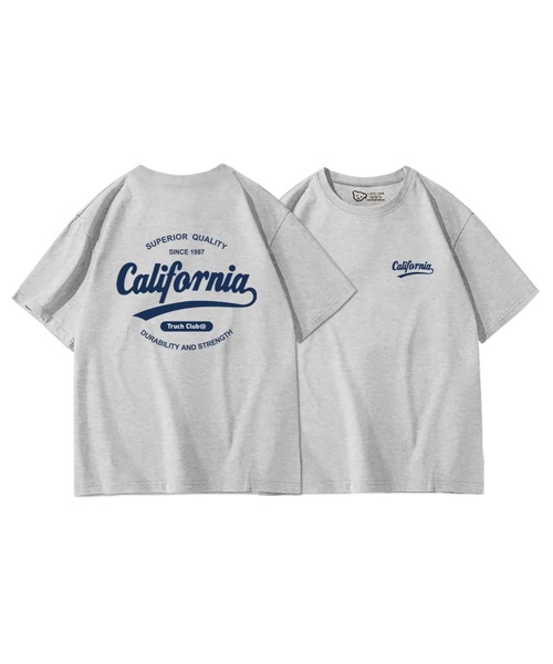 AMELY(エミリー)の「WロゴTシャツ(Tシャツ/カットソー・レディース・グレー/ホワイト・フリー)」の6枚目の写真