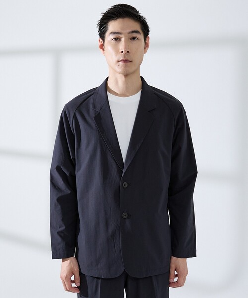 ABAHOUSE GRAY(アバハウスグレイ)の「【上下2点セット/WEB限定】360°ストレッチ リップストップ リラックス セットアップ/ 吸水速乾 / 遮熱 / UVカット(セットアップ・メンズ・チャコールグレー/ネイビー/ブラック・44/50/48/46)」の10枚目の写真