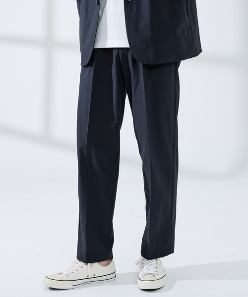 ABAHOUSE GRAY（アバハウスグレイ）の「【上下2点セット/WEB限定】360°ストレッチ リップストップ リラックス セットアップ/ 吸水速乾 / 遮熱 / UVカット（セットアップ・メンズ・チャコールグレー/ネイビー/ブラック・44/50/48/46）」の12枚目の写真