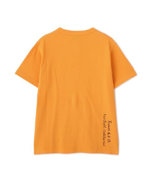 AVIREX(アヴィレックス)の「《WEB&DEPOT限定》HONEYCOMB WAFFLE HENLEY NECK T-SHIRT / ハニカム ワッフル ヘンリーネック 半袖Tシャツ / AVIREX / アヴィレックス(Tシャツ/カットソー・メンズ・チャコールグレー/オレンジ/ブラック/ホワイト系2・M/XL/2XL/L/S)」の12枚目の写真